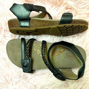 Aetrex Jillian NWOT leather sandals size USA 7.5 /EU 37.5